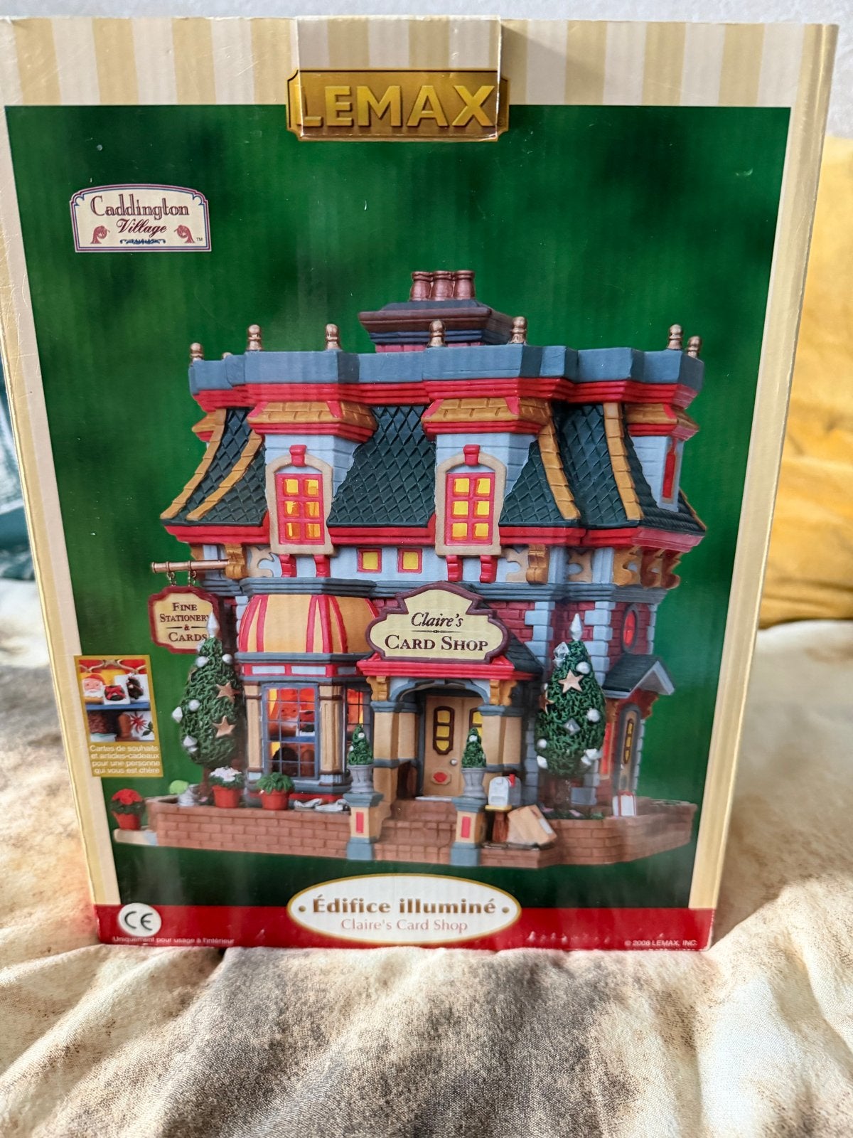 Lemax Claire's Card Shop – Caddington Village – Kerstdorp, Diversen, Ophalen of Verzenden, Zo goed als nieuw