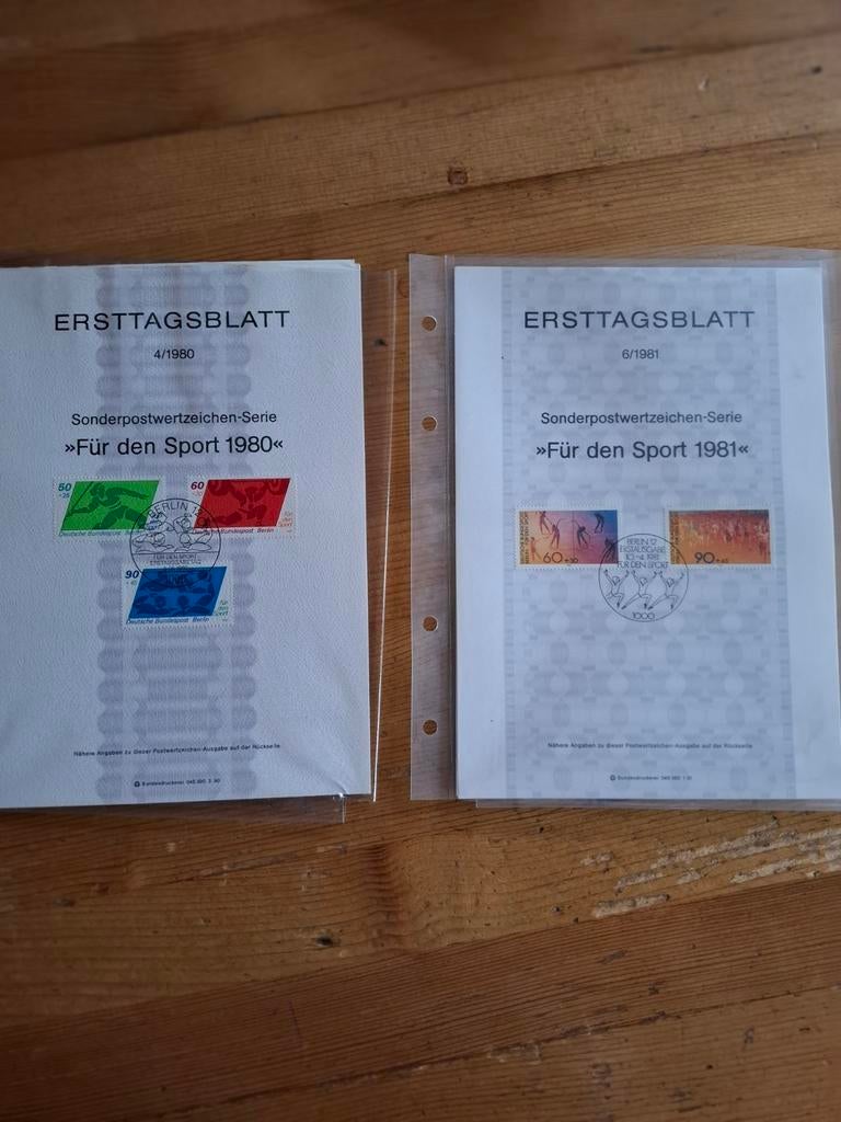 24 Duitse Eerste Dag Bladen, Ophalen of Verzenden, Overige landen