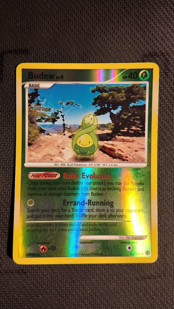 Budew 43 Diamond & Pearl | Pokemon kaart, Ophalen, Zo goed als nieuw, Losse kaart, Foil