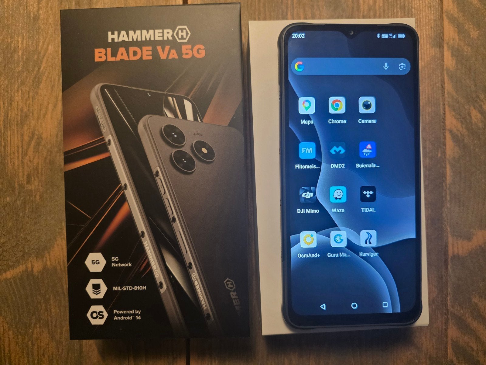 HAMMER Blade Va 5G (IP69), Telecommunicatie, Ophalen, Zo goed als nieuw, 6 megapixel of meer