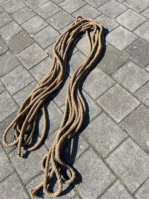 Touw 25 mm Lengte 24 meter, Ophalen, Gebruikt