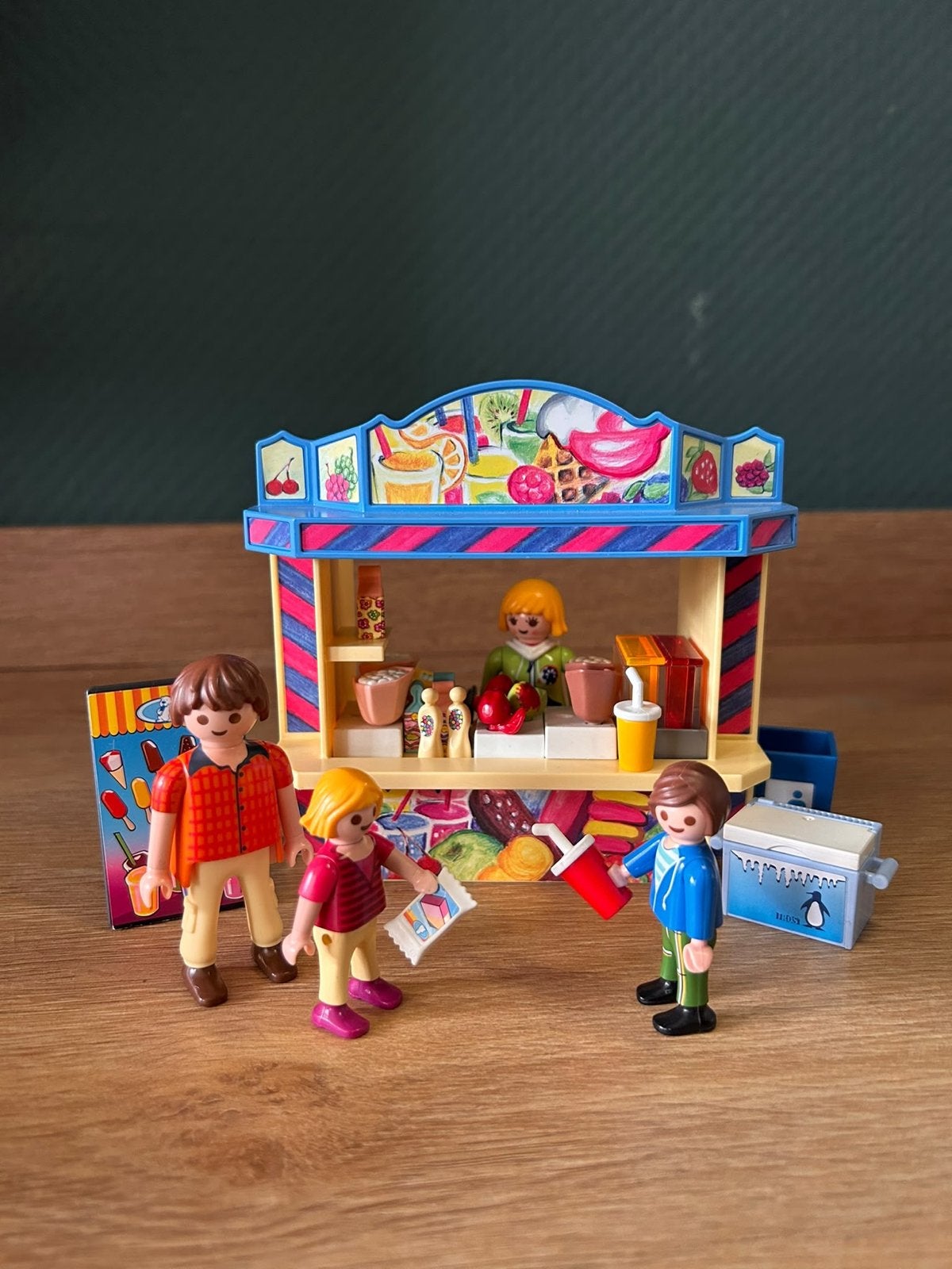 Playmobil 5555 Kermis snoep kraam, Gebruikt, Complete set, Overige typen, Ophalen of Verzenden