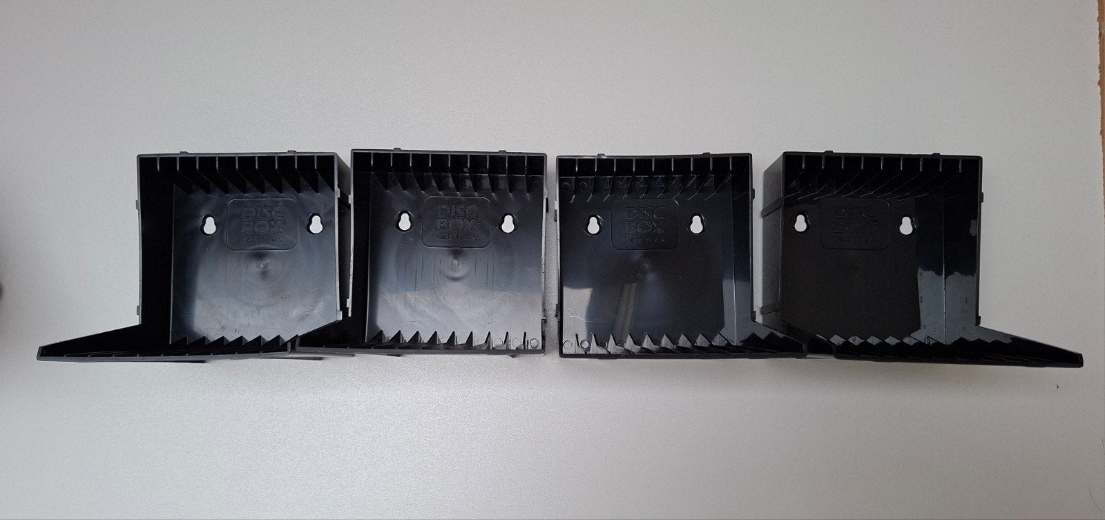 4x Zwarte CDOpbergboxen - Kunststof, Ophalen of Verzenden, Kunststof, Cd's