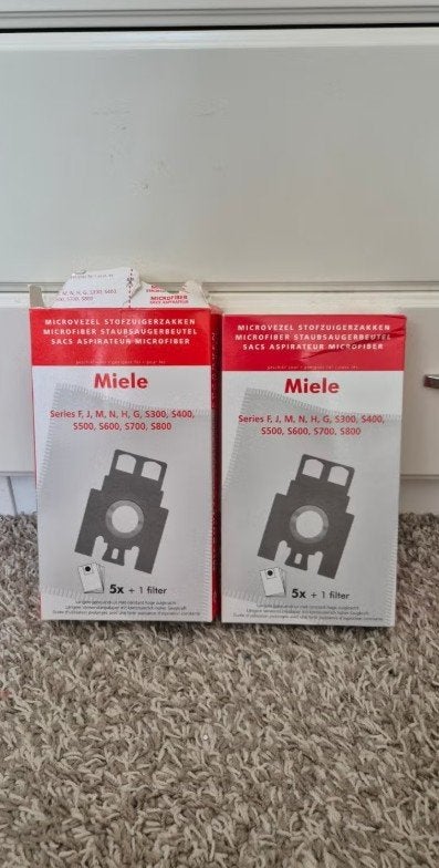 Miele Microvezel Stofzuigerzakken (2x 5 stuks + filters), Ophalen, Nieuw