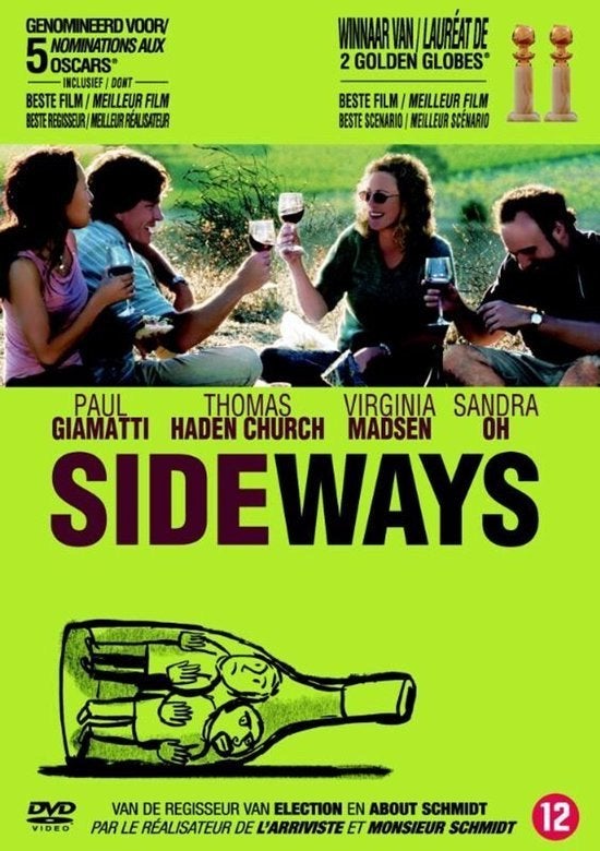 Sideways (2004), Vanaf 12 jaar, Ophalen of Verzenden, Zo goed als nieuw, Romantische komedie