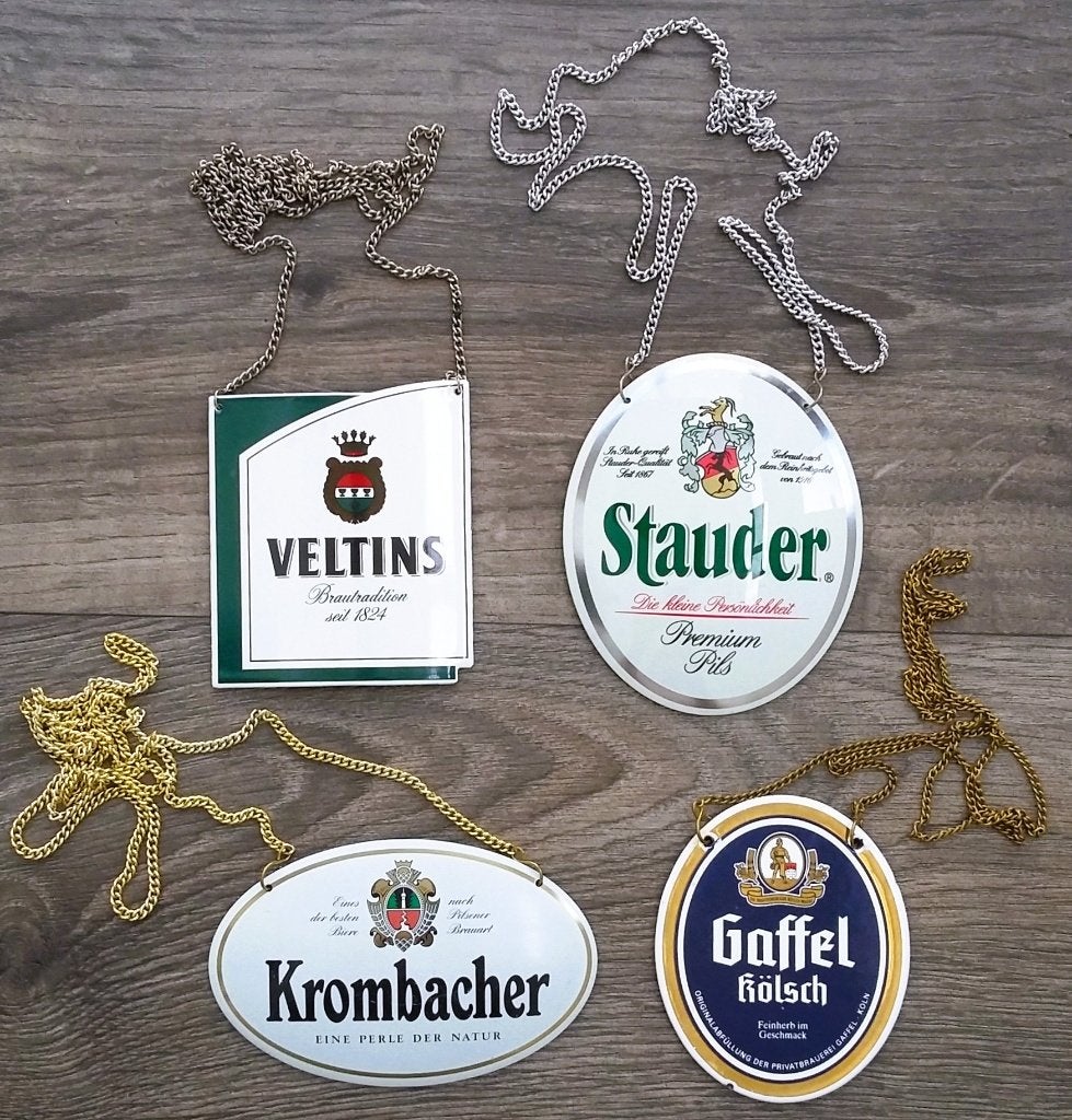 1980-1990 Emaille Bordjes Schildjes Deurpostje Oktober Feest