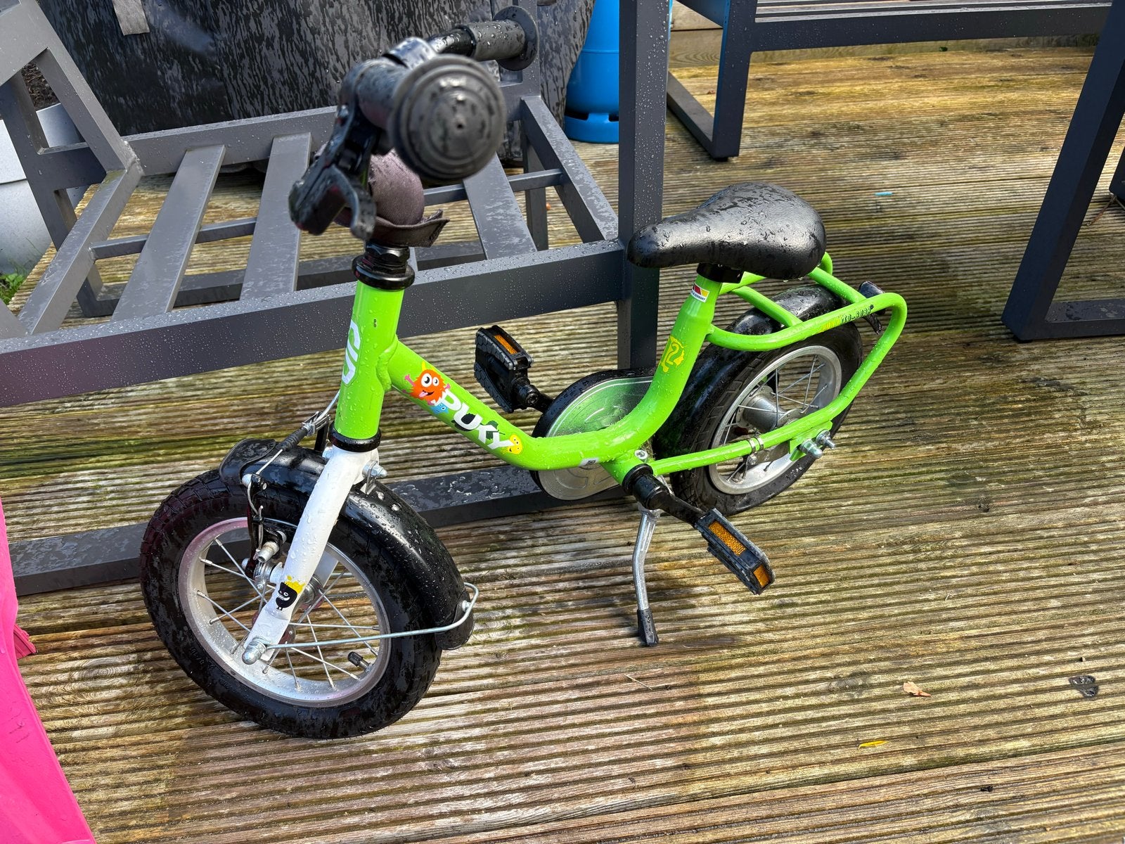 Puky kinderfiets 12 inch - Achterband lek, Ophalen, Gebruikt, Terugtraprem, Minder dan 16 inch