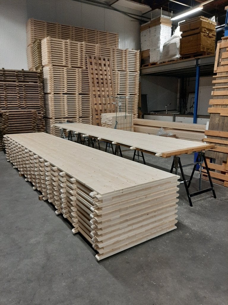Foto 4 van te koop tentvloer vlondervloer hout voor tenten op voorraad.
