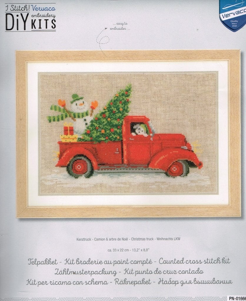 Cado vervaco borduurpakket, KERSTTRUCK, Ophalen of Verzenden, Nieuw, Handborduren, Borduurpakket