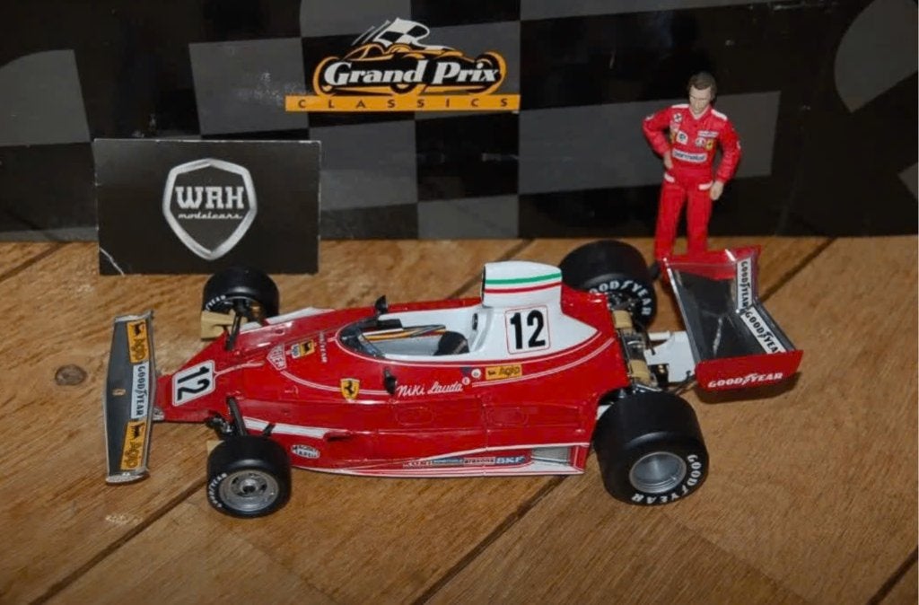 1:18 FERRARI F1 312T NIKI LAUDA #12 Exoto /Figure WRH, Verzenden, Zo goed als nieuw, Auto, Overige merken