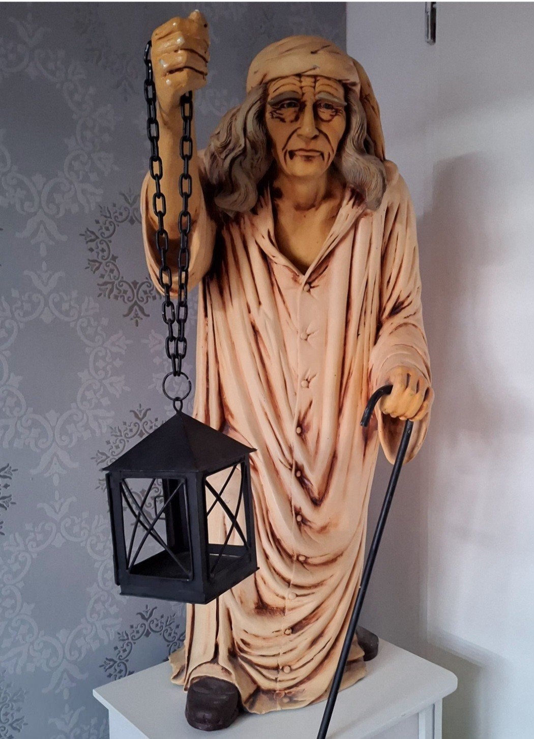 Halloween decoratie  oude  man, Ophalen, Zo goed als nieuw
