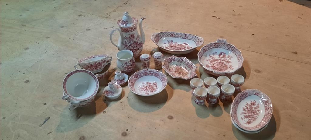 Theeservies, Verzenden