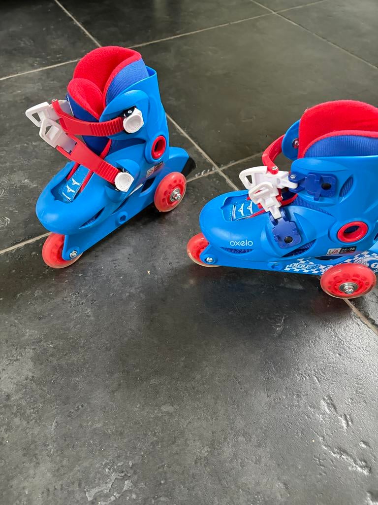 Verstelbare skeelers voor kinderen, maat 26-28, Verstelbaar, Kinderen, Zo goed als nieuw, Inline skates 4 wielen