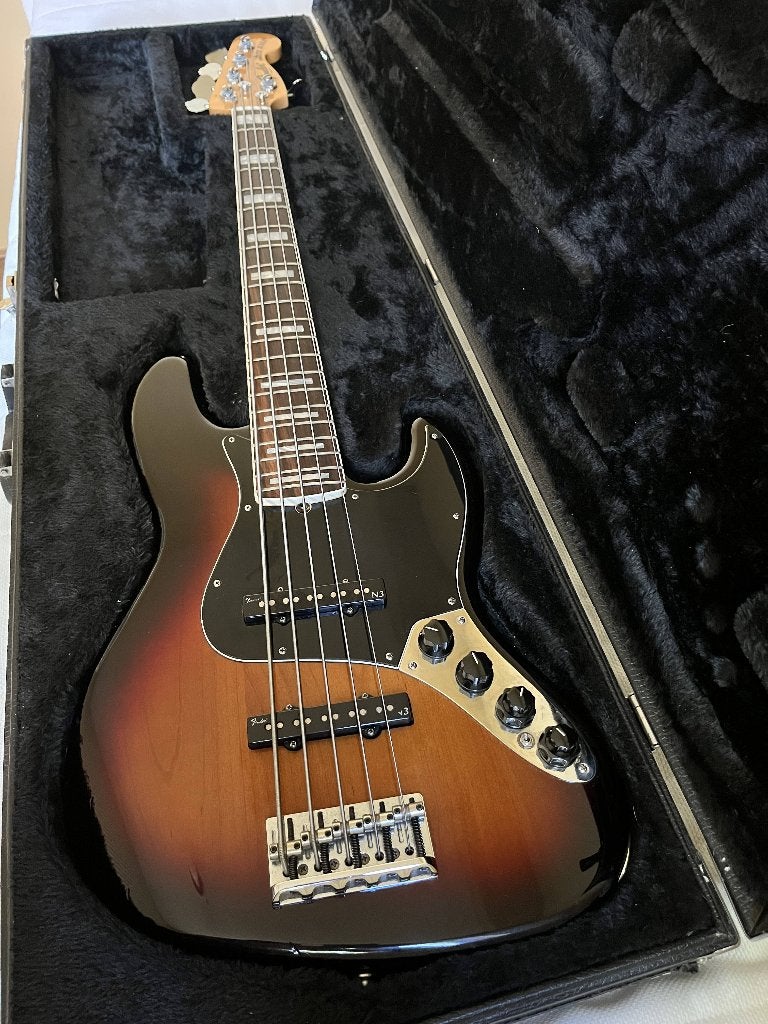 Fender American Deluxe Jazz Bass V (2014), Ophalen, Gebruikt, Elektrisch, 5-snarig
