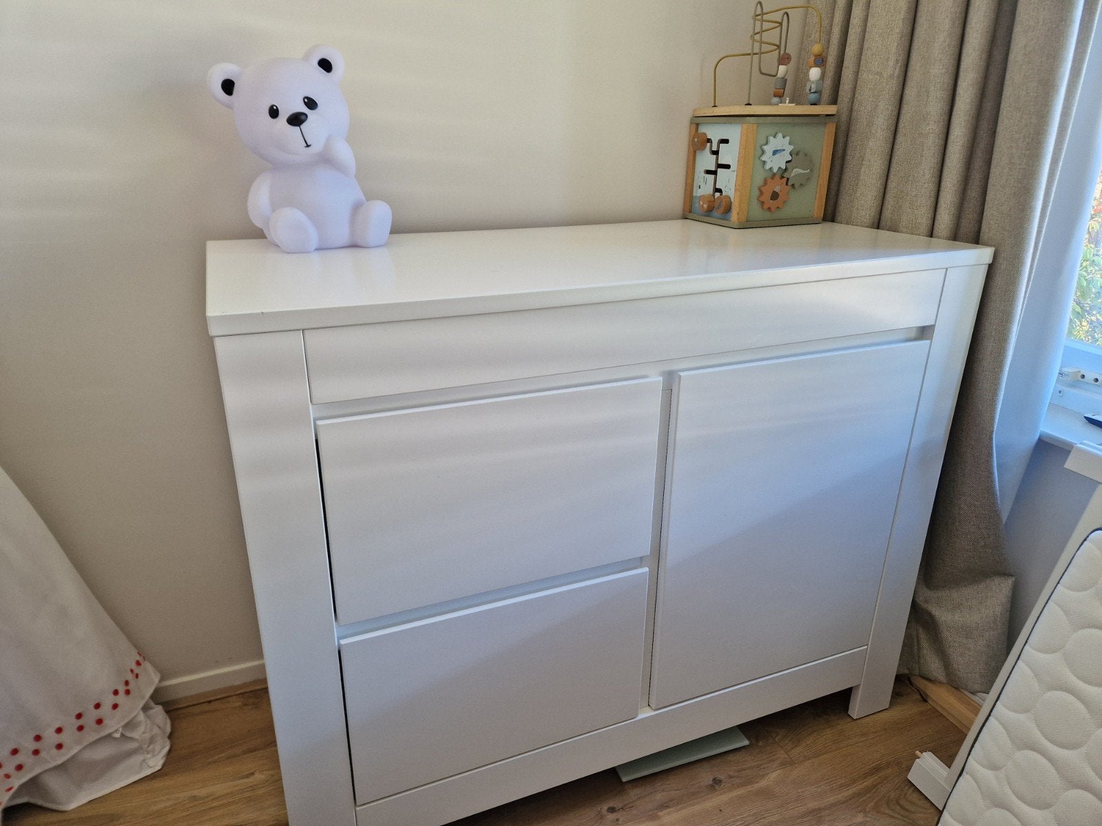 Bopita Commode Kast Wit met twee lades, Ophalen, Gebruikt, 50 tot 70 cm, 100 cm of meer
