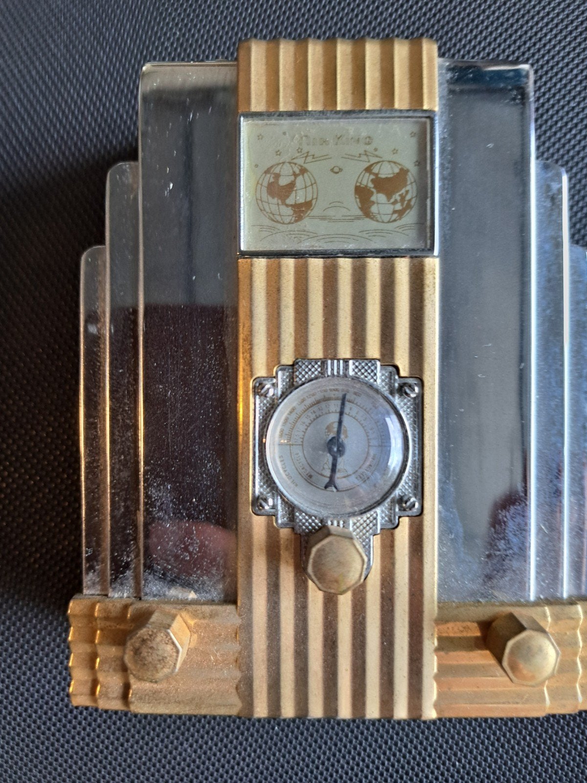Franklin Mint Art Deco Radio - Vintage Stijl AM/FM, Ophalen of Verzenden, Gebruikt, Radio