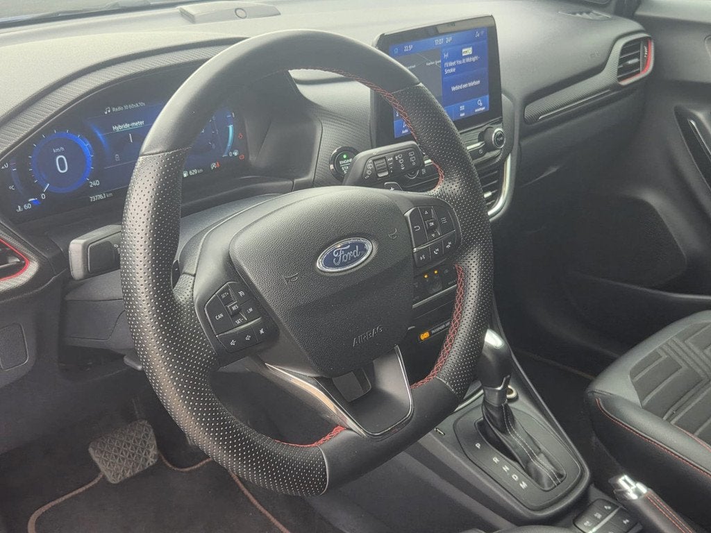 Ford Puma 1.0 EcoBoost Hybrid ST-Line | Nieuw Binnen | Navig, Auto's, Ford, Stof, Blauw, 665 kg, Bedrijf
