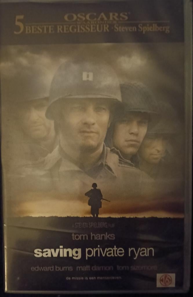 Saving Private Ryan vhs, Cd's en Dvd's, VHS | Film, Vanaf 16 jaar, Ophalen of Verzenden, Zo goed als nieuw, Horror