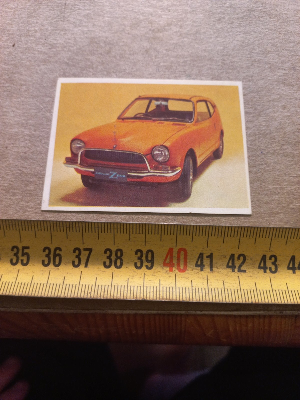 Vintage Honda Z600 auto sticker/kaart, Ophalen of Verzenden, Gebruikt