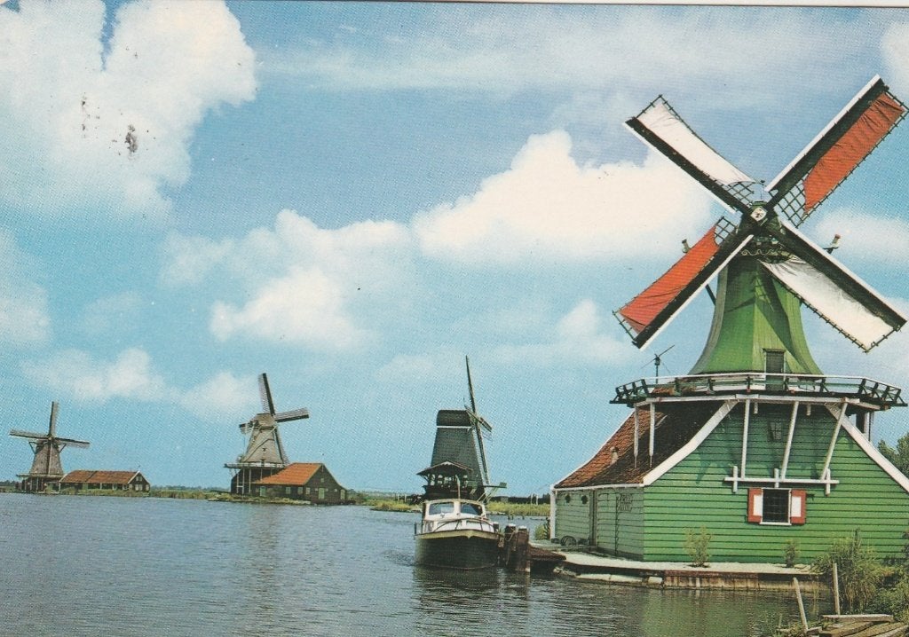 ZAANDAM Molen De Huisman Zaanse Schans, Verzenden, 1960 tot 1980, Gelopen, Noord-Holland