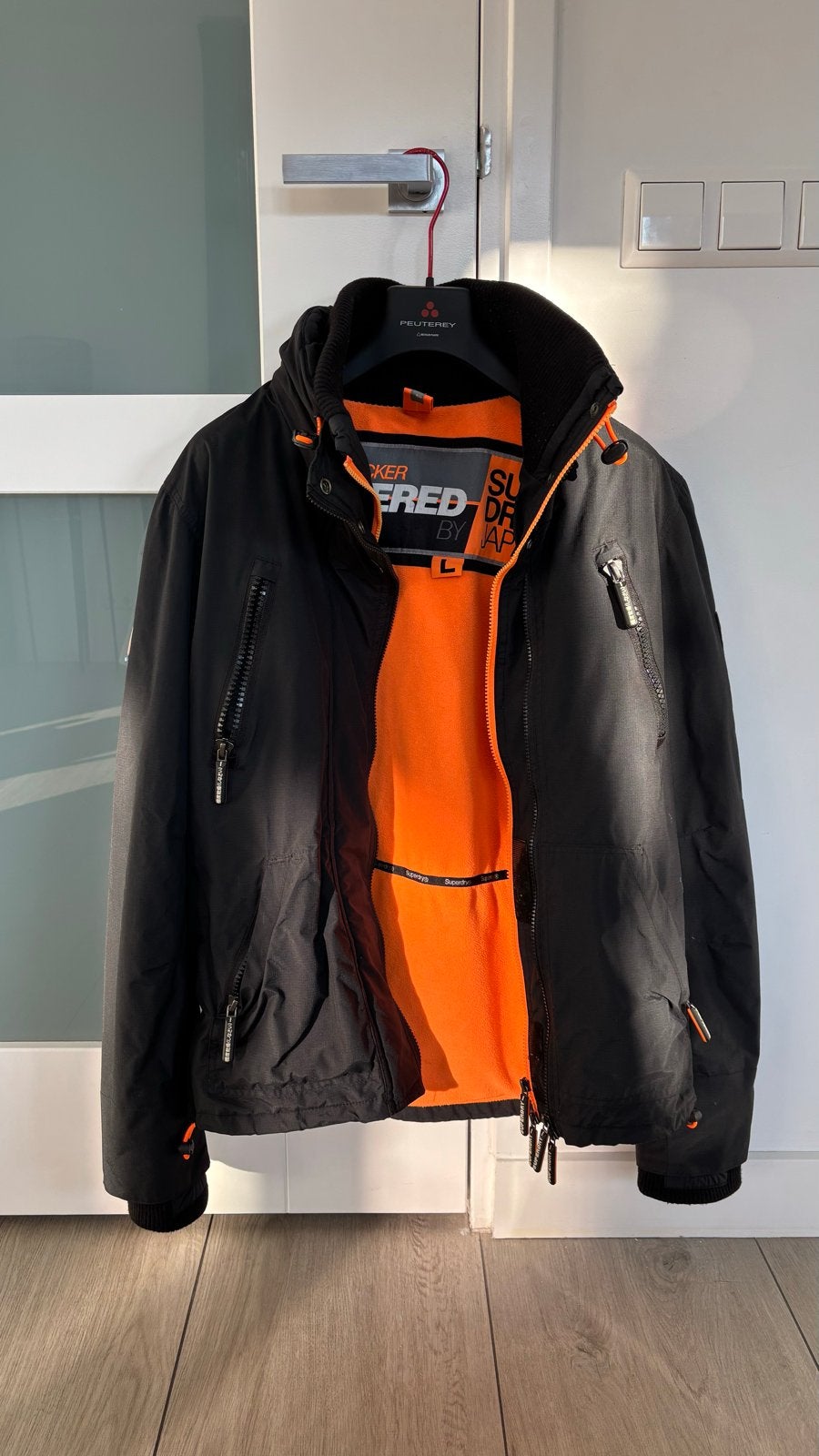 Superdry jas heren - wind attacker maat L, Ophalen of Verzenden, Zo goed als nieuw, Maat 52/54 (L), Zwart