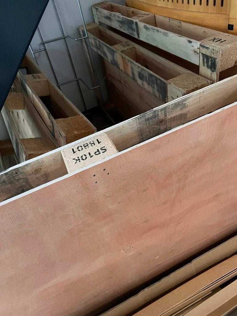 6x pallets, Ophalen, Gebruikt, 25 tot 50 mm, Pallet