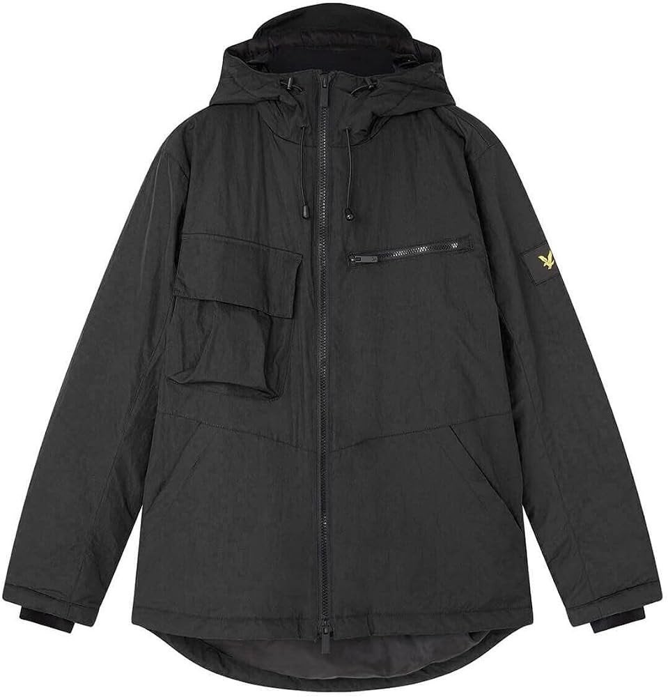 Lyle & Scott winterjas met capuchon - Maat L, Maat 52/54 (L), Zwart, Ophalen of Verzenden, Zo goed als nieuw
