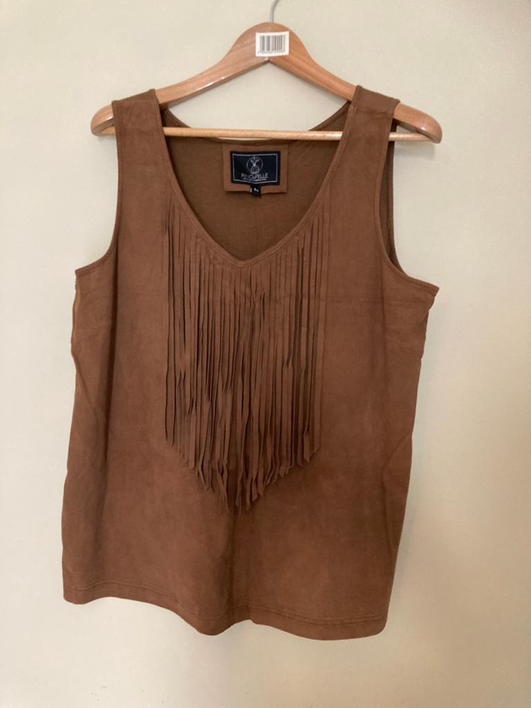 Rino & Pelle cognac top maat 44, Kleding | Dames, Bruin, Maat 42/44 (L), Ophalen of Verzenden, Zo goed als nieuw