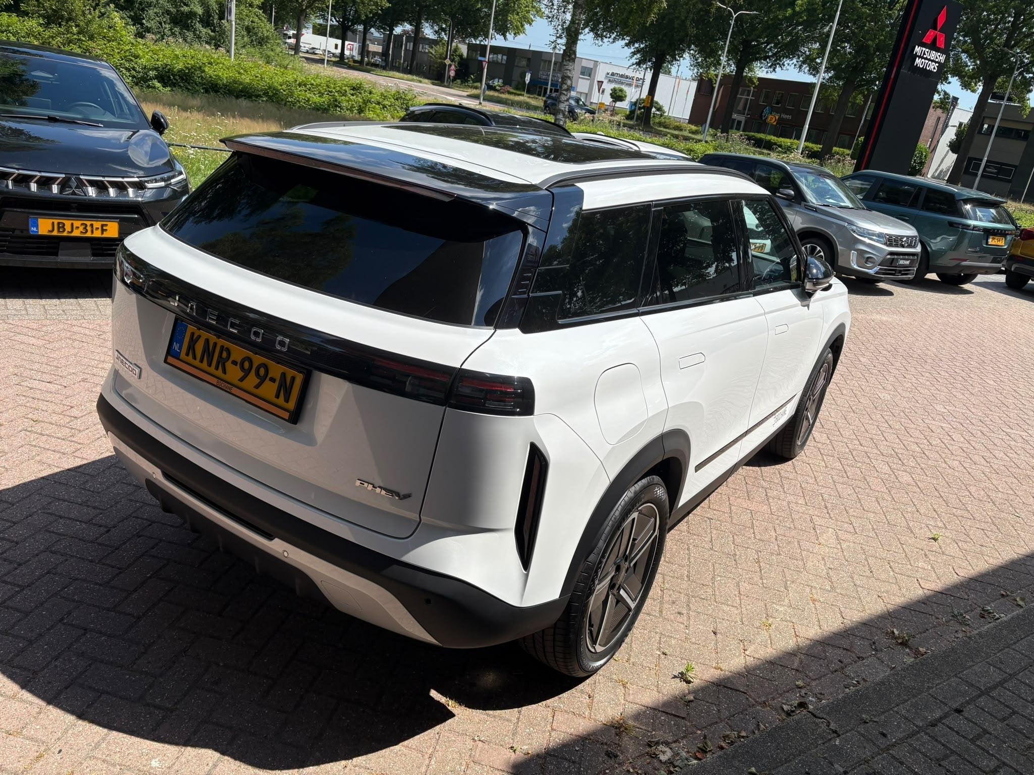 Jaecoo 7 1.5 TGDI SHS-P Exclusive | DEMONSTRATIEAUTO, Auto's, Euro 6, Automatische klimaatregeling, 347 pk, Wit