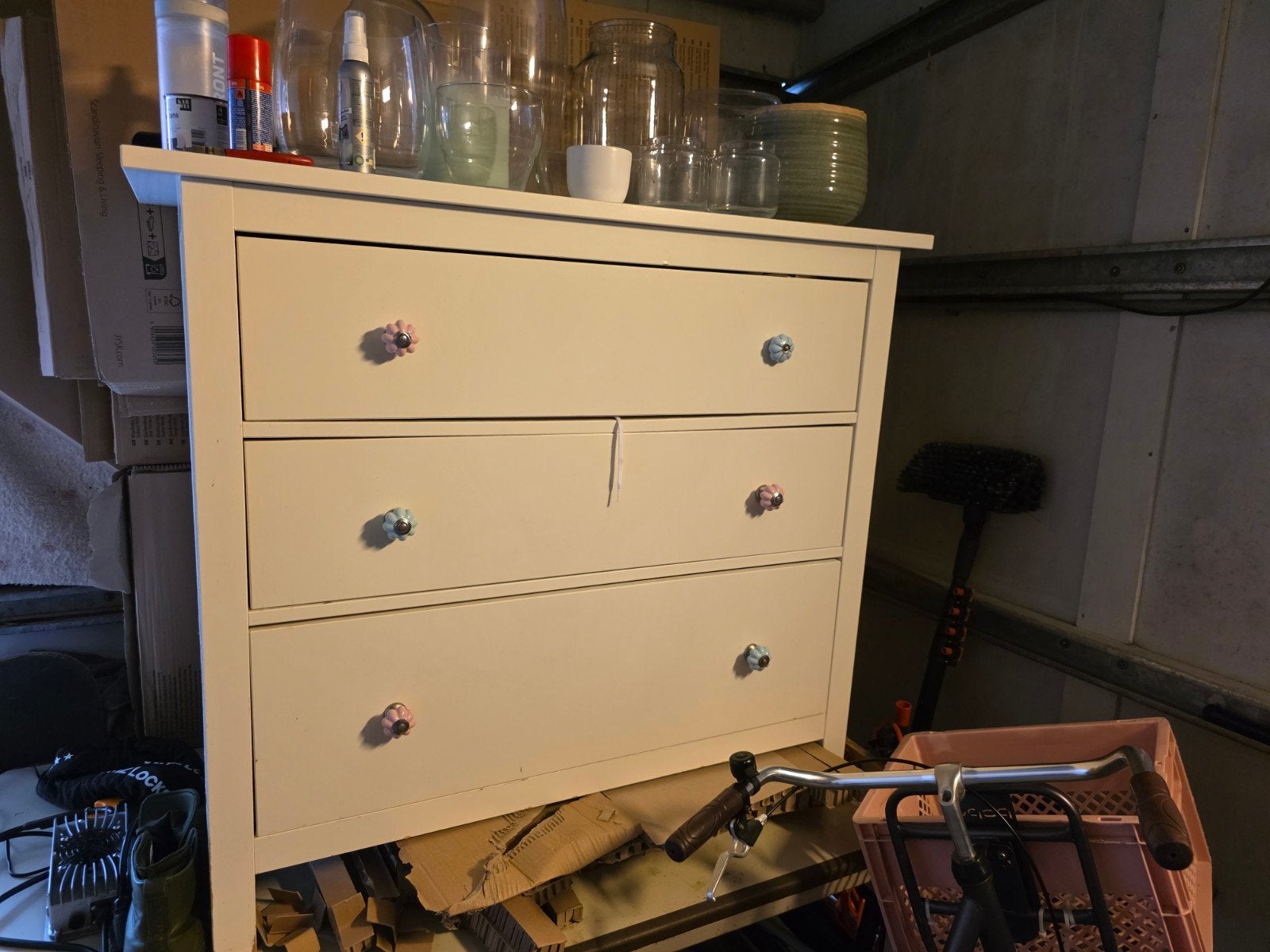 Ikea Hemnes ladekast met 3 laden, Ophalen, Gebruikt, 100 tot 150 cm, 50 tot 100 cm