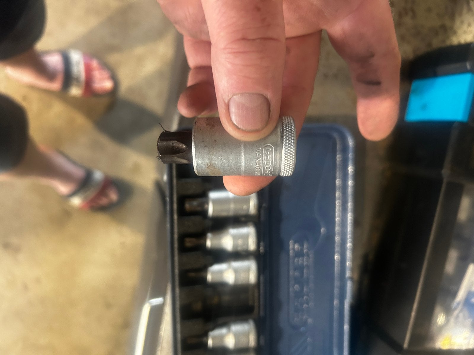 Gedore Torx doppenset T20-T60 (mist T35), z.g.a.n., Doe-het-zelf en Verbouw, Gereedschap | Handgereedschap, Ophalen of Verzenden