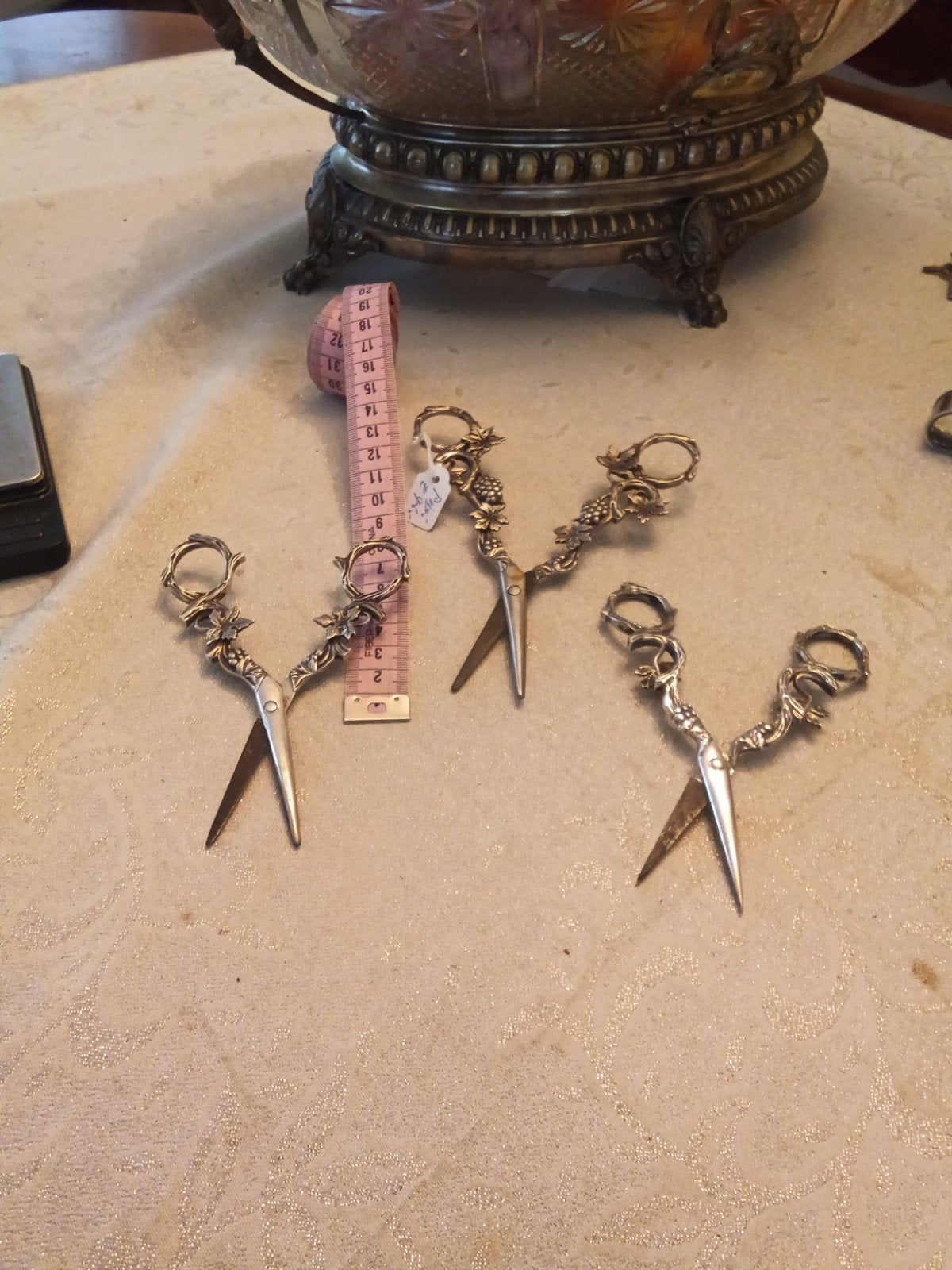 zilveren druiven scharen., Ophalen of Verzenden, Zo goed als nieuw, Zilver, Overige merken