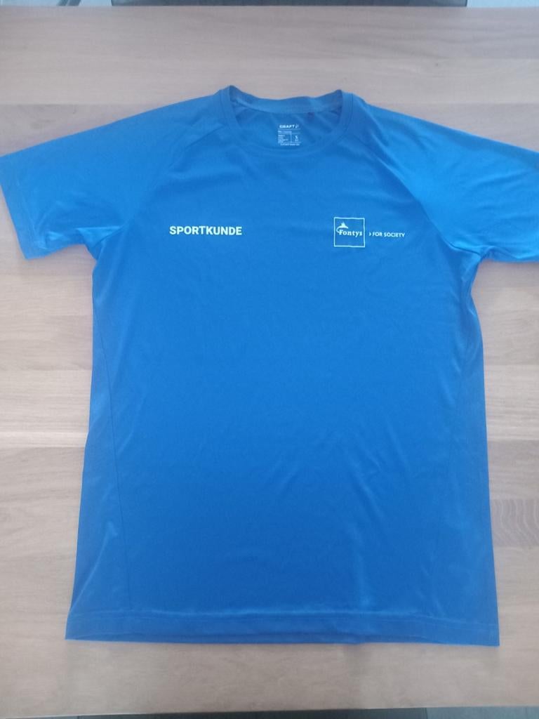 Blauw Craft Fontys Sportkunde T-shirt maat S, Craft, Blauw, Overige maten, Ophalen of Verzenden