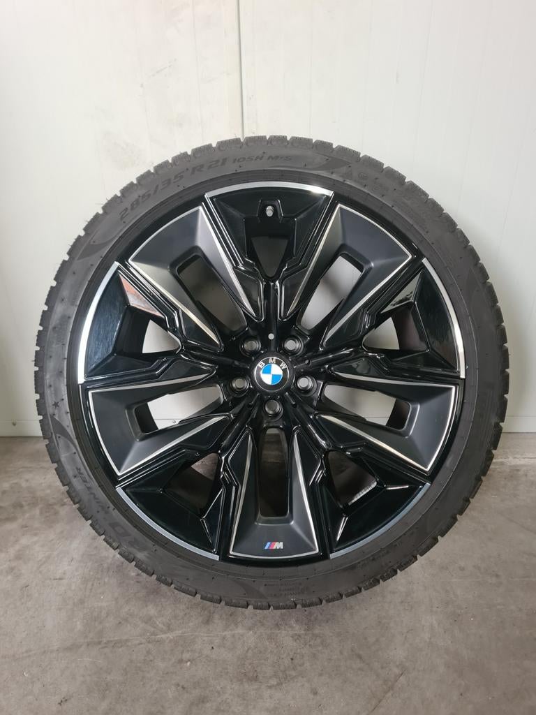 21' BMW i7 7 Serie X3 G45 Styling 909M met winterbanden, 255 mm, Banden en Velgen, Personenwagen, 21 inch