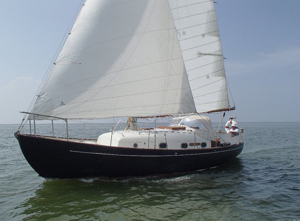 Klassiek geklonken stalen s-spant zeiljacht, Watersport en Boten, Ophalen, 16 pk, Overige merken, Gebruikt