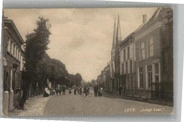 Leur Lange Leur veel volk militair gelopen st1915  C.Bruning, Verzamelen, Ophalen of Verzenden, Voor 1920, Gelopen, Noord-Brabant