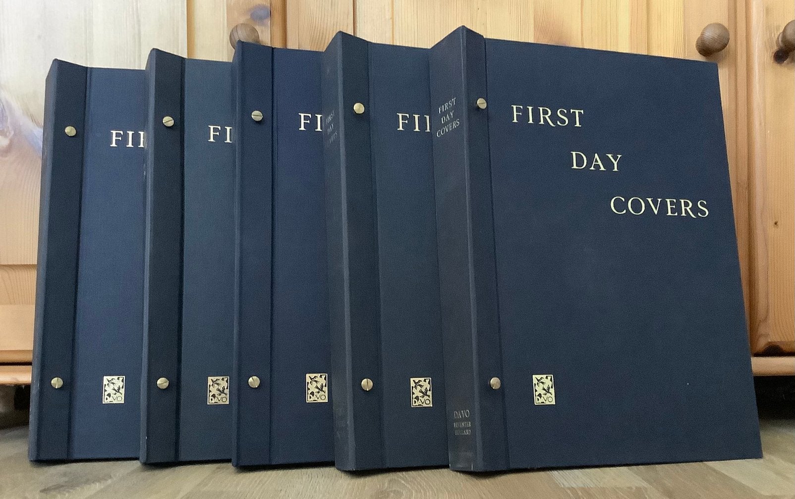 Davo FDC albums FIRST DAY COVERS (5 stuks), Ophalen of Verzenden, Verzamelalbum