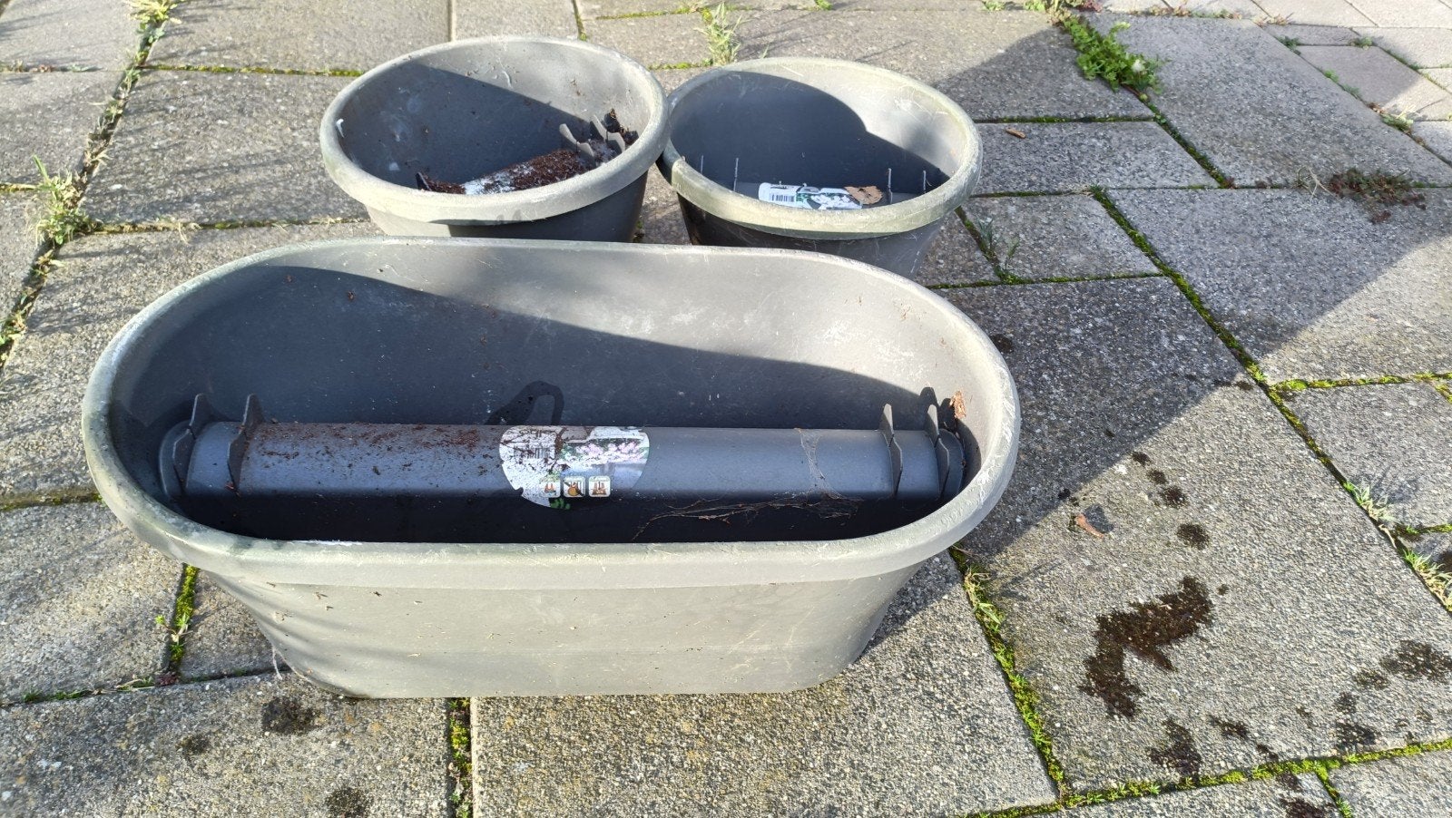 Elho balkon plantenbakken, Tuin en Terras, Ophalen, Kunststof, Gebruikt, Minder dan 30 cm
