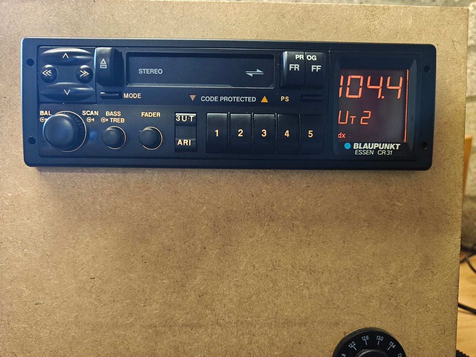 Blaupunkt Essen CR31, early 90's MB/VW in zeer nette staat, Ophalen of Verzenden, Gebruikt