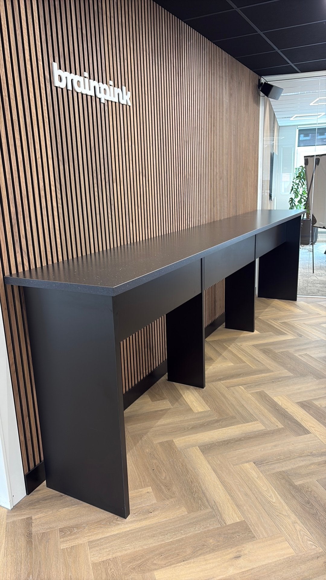 Lange bartafel 415 x 60 x 115cm, Ophalen, Zo goed als nieuw