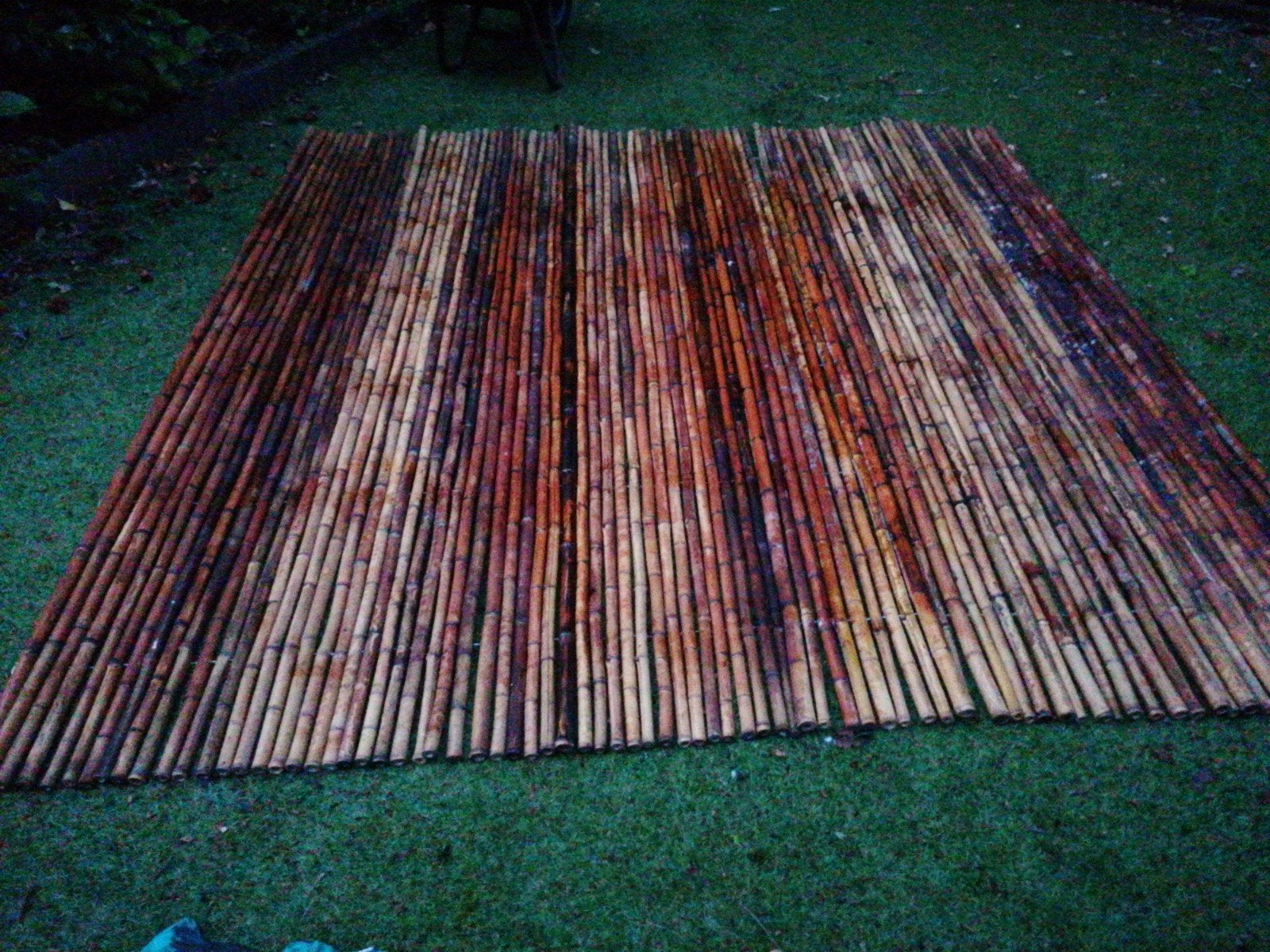 1 of 2 Bamboe mattten voor  decoratie 250cm bij 250cm, Tuin en Terras, Schuttingen, Ophalen, Overige materialen, Gebruikt, Minder dan 3 meter