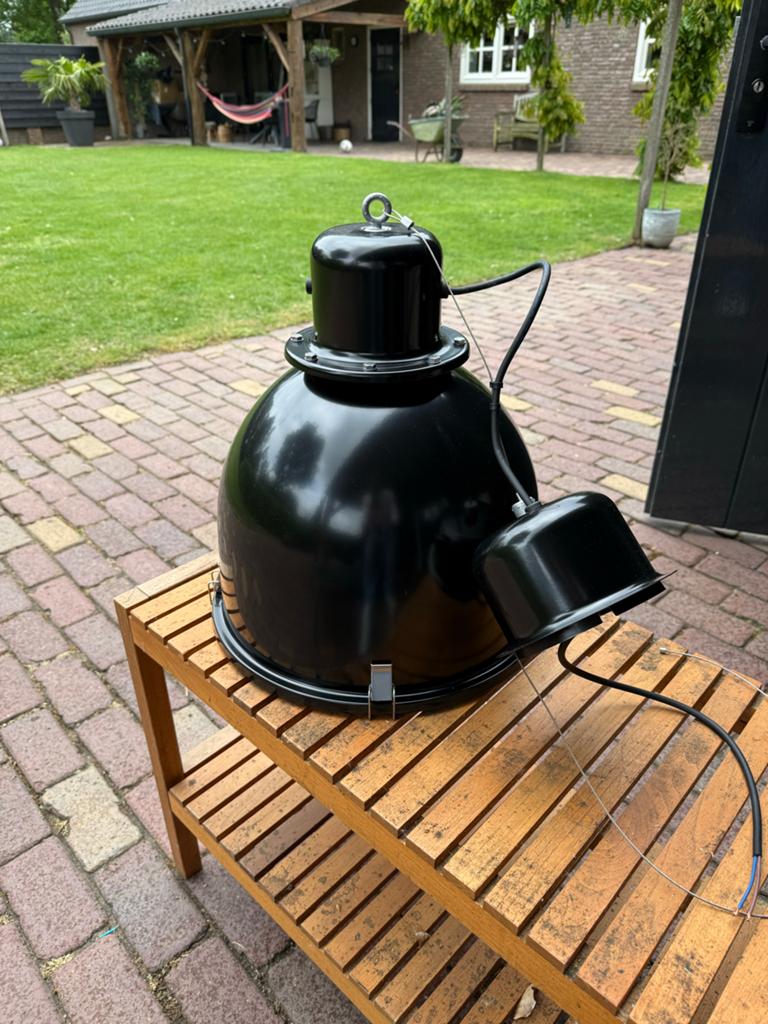 2 stuks IKEA SVARTNORA Hanglamp Zwart, Ophalen, Zo goed als nieuw, Overige merken