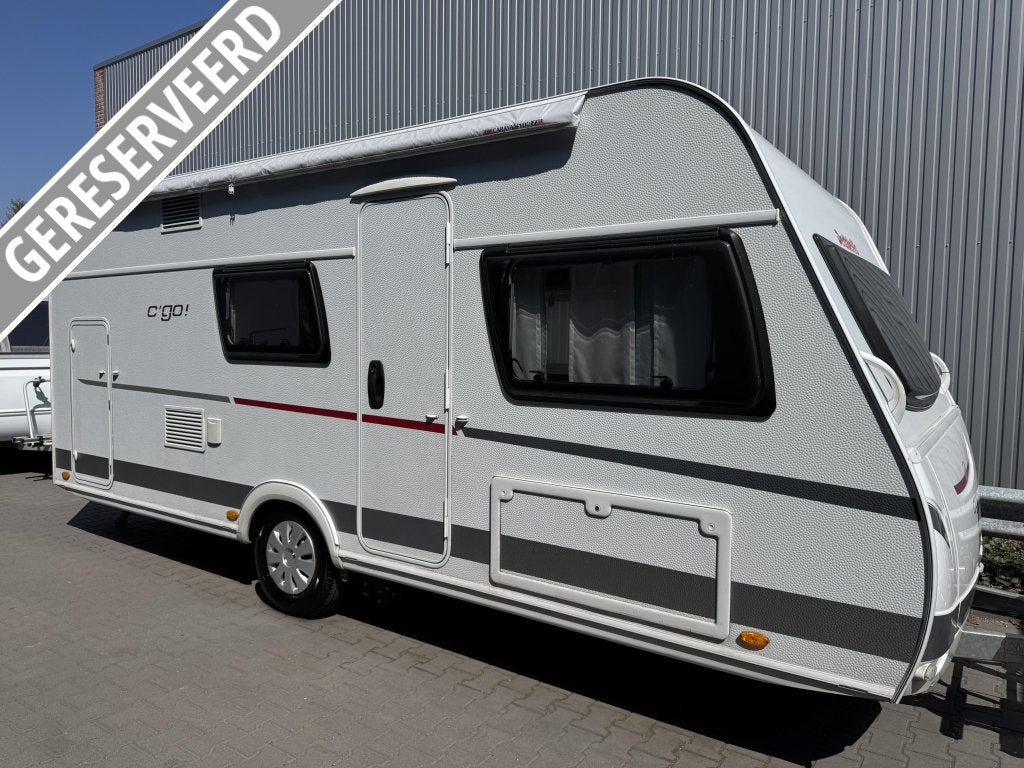 Dethleffs C'Go 495 QSK / 5a6 persoons / safari room / mover, Dwarsbed, Bedrijf, Treinzit, Dethleffs