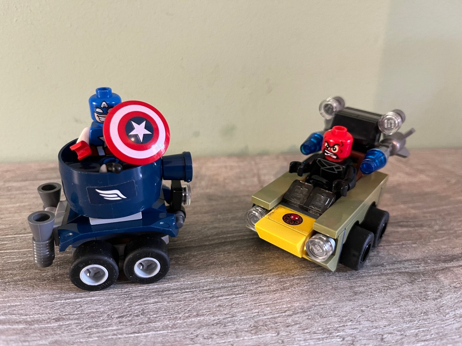 Lego 76065 captain america vs red skull met instructie, Compleet, Marvel, Lego, Ophalen of Verzenden