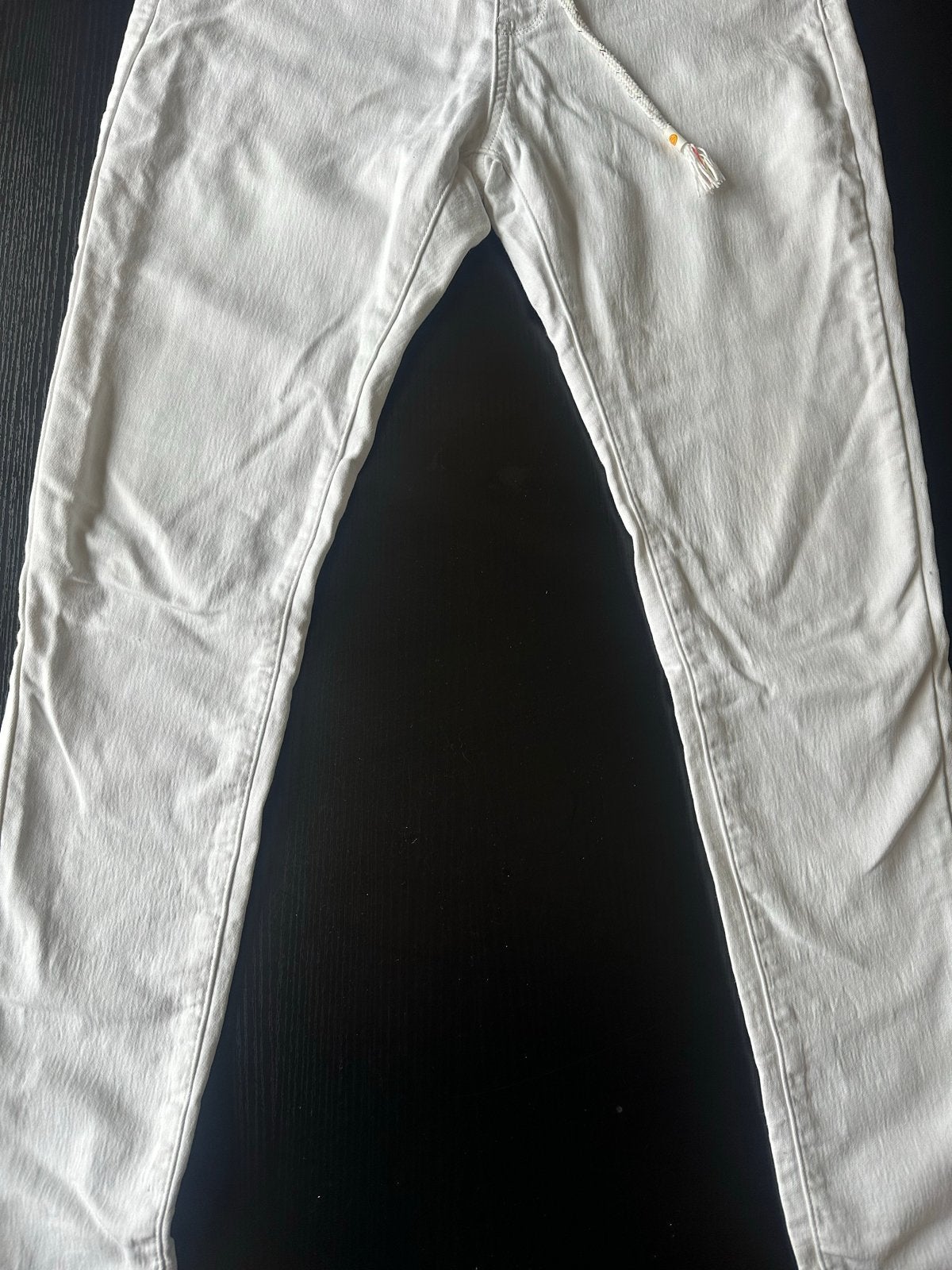 Witte Jewelly Jeans - Maat S/36, Verzenden, Zo goed als nieuw, Wit, W28 - W29 (confectie 36)