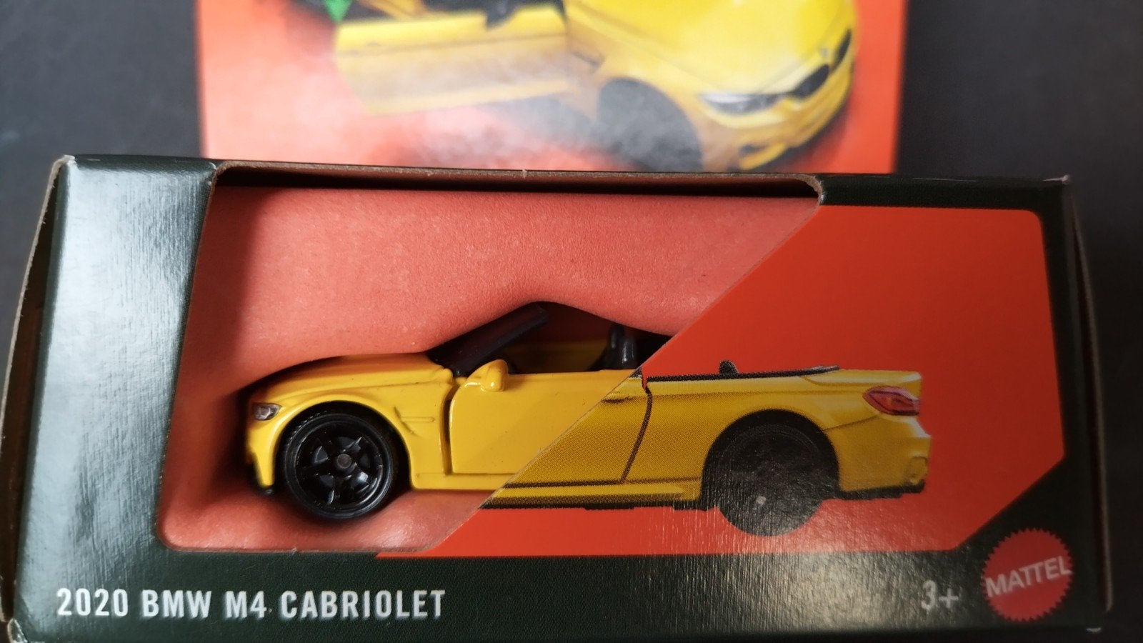 BMW M4 cabrio 1:64 Matchbox Moving Parts Po, Auto, Verzenden, ., Nieuw