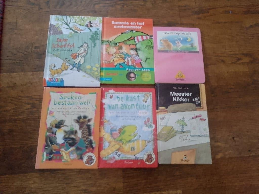 6x paul van loon  sam schoffel sammie en snotmonster meester, Boeken, Ophalen, Gelezen, Fictie algemeen