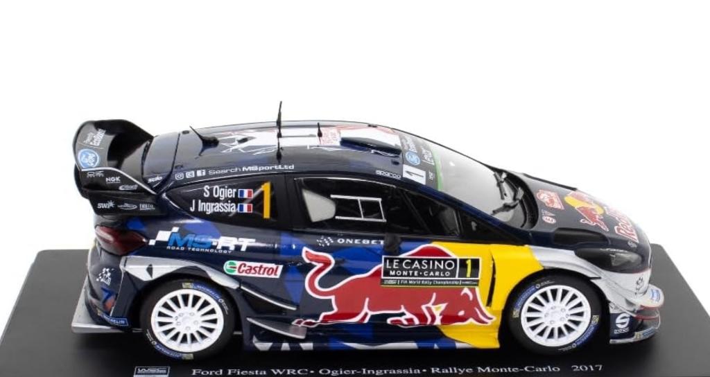 Ford Fiesta WRC Monte Carlo 2017 Ogiers Ingrassia 1/24, Hobby en Vrije tijd, Modelauto's | 1:24, Verzenden, Nieuw, Auto, Overige merken