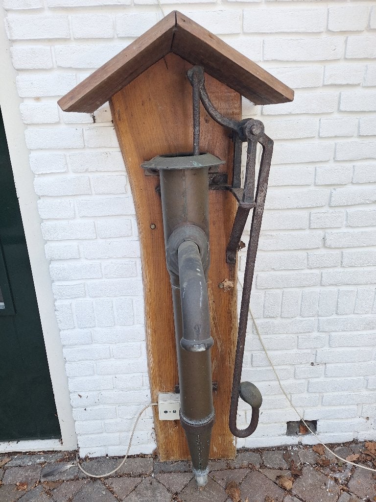 Sier waterpomp, koper, Ophalen, Gebruikt