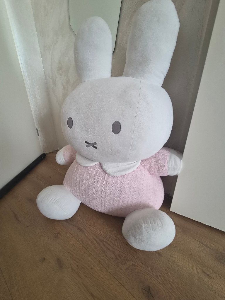 Xl nijntje knuffel 100cm, Ophalen, Gebruikt, Konijn, Nijntje